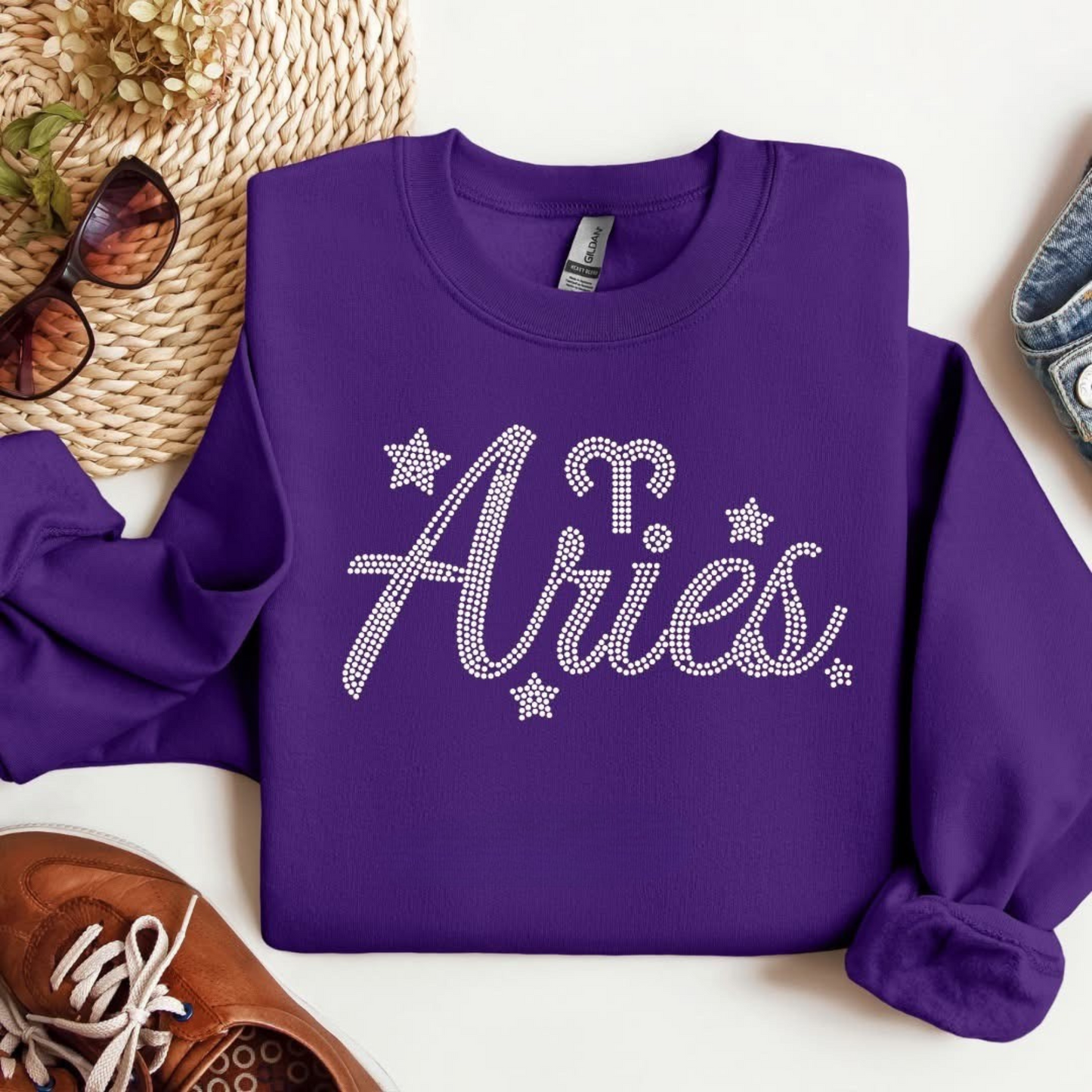 Aries rhinestone