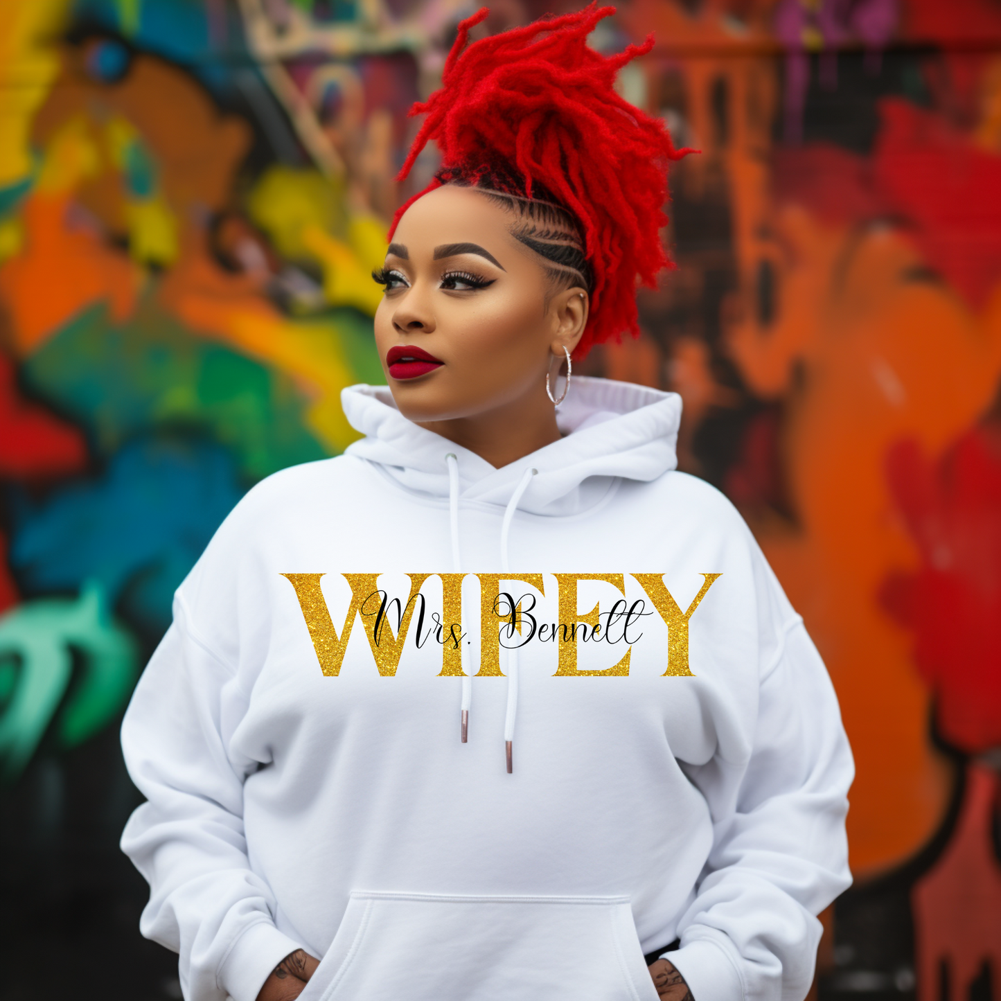 Wifey (your name) hoodie