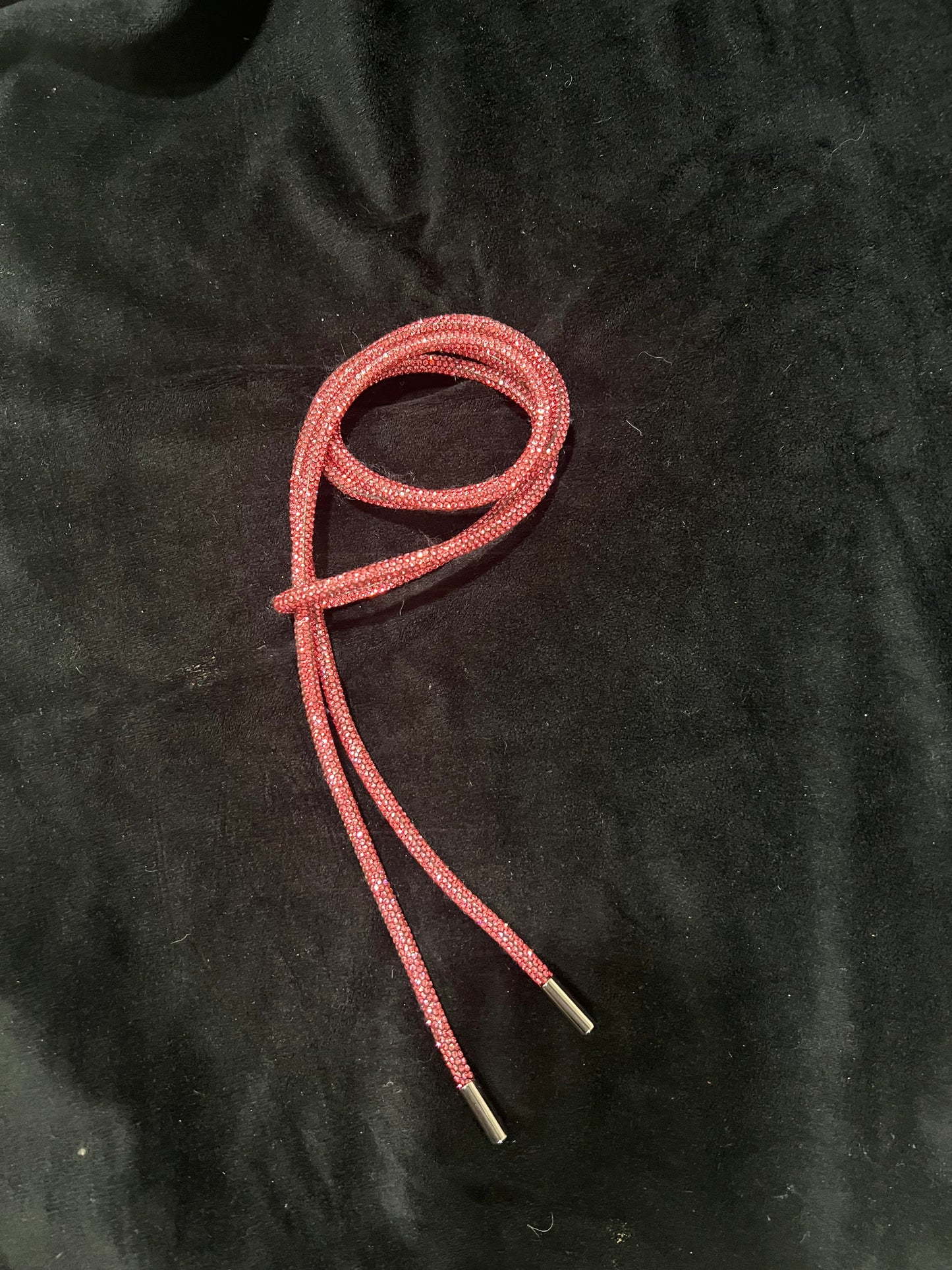 Rose pink bling string