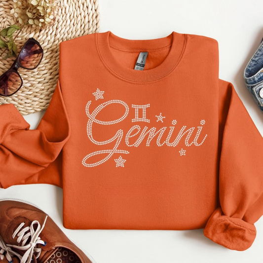 Gemini rhinestone