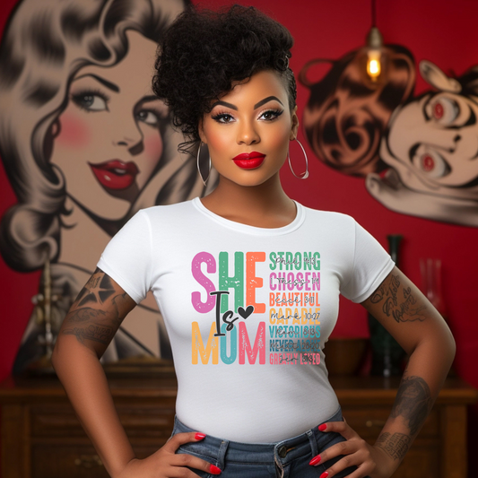 She is mom shirt