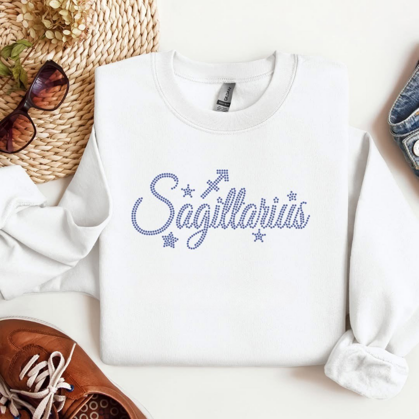Sagittarius rhinestone