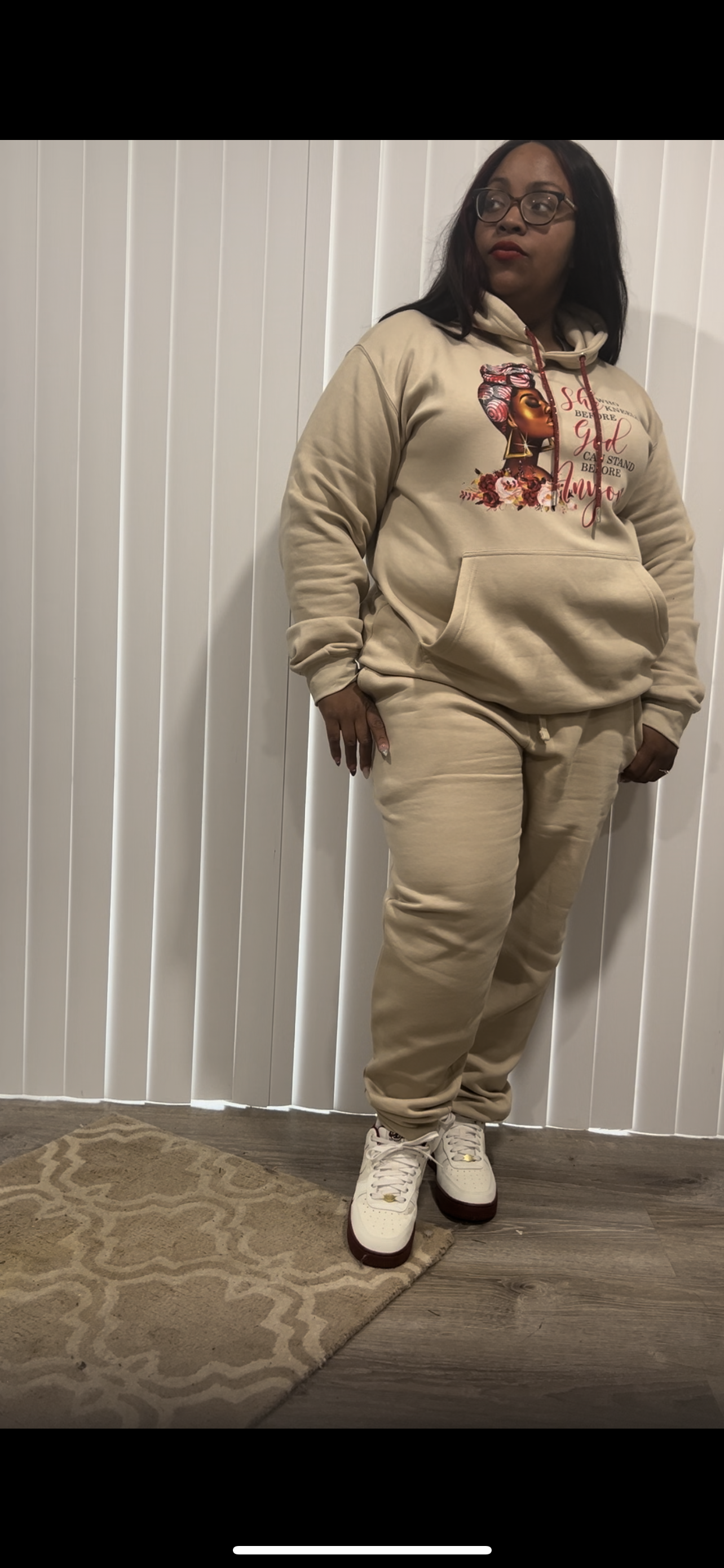 She who kneels sweatsuits