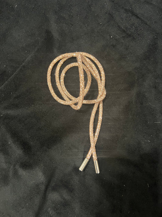 Rose gold bling string