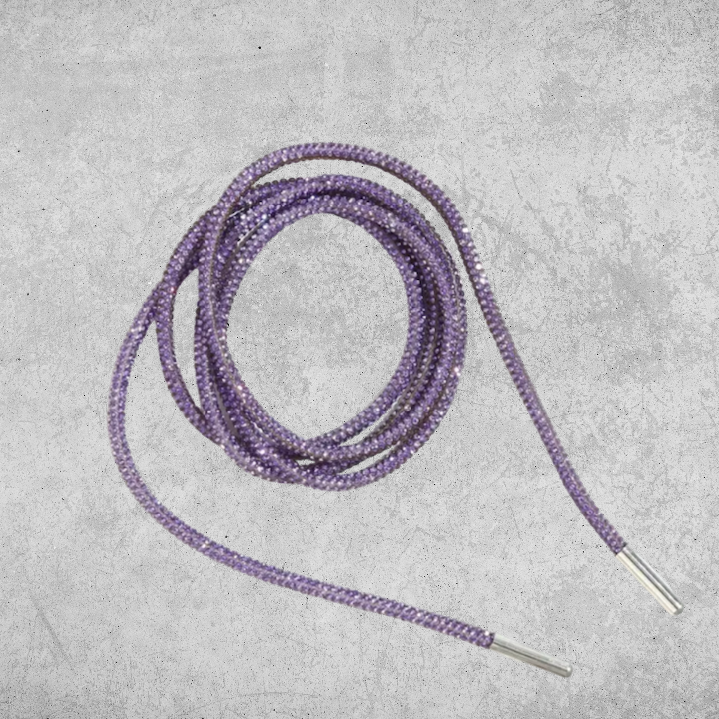 Violet bling hoodie string