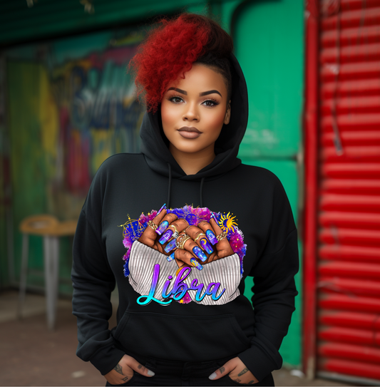 Libra nail hoodie