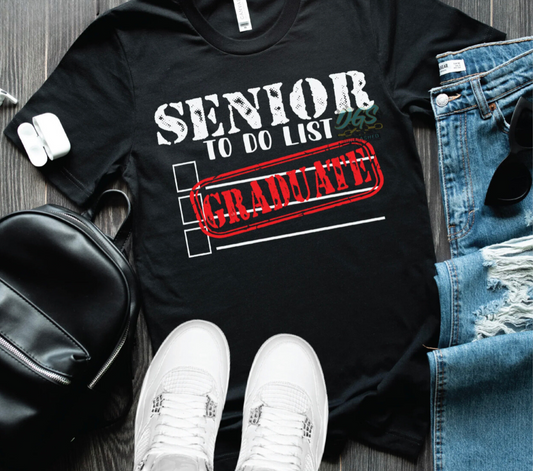 Senior to do list ￼