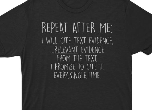 Repeat after me shirt